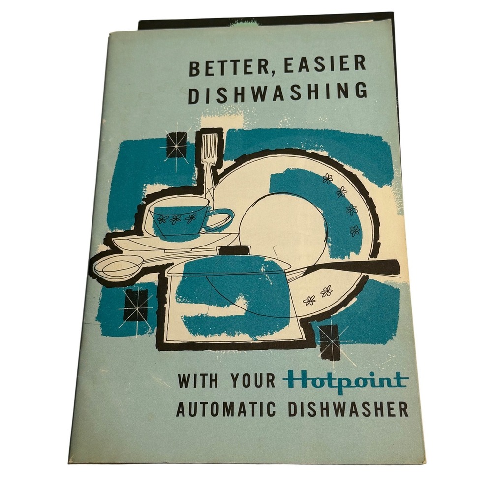 VTG Hotpoint Dishwasher Manual Installation Instructions Blue Models DA 35 45 65